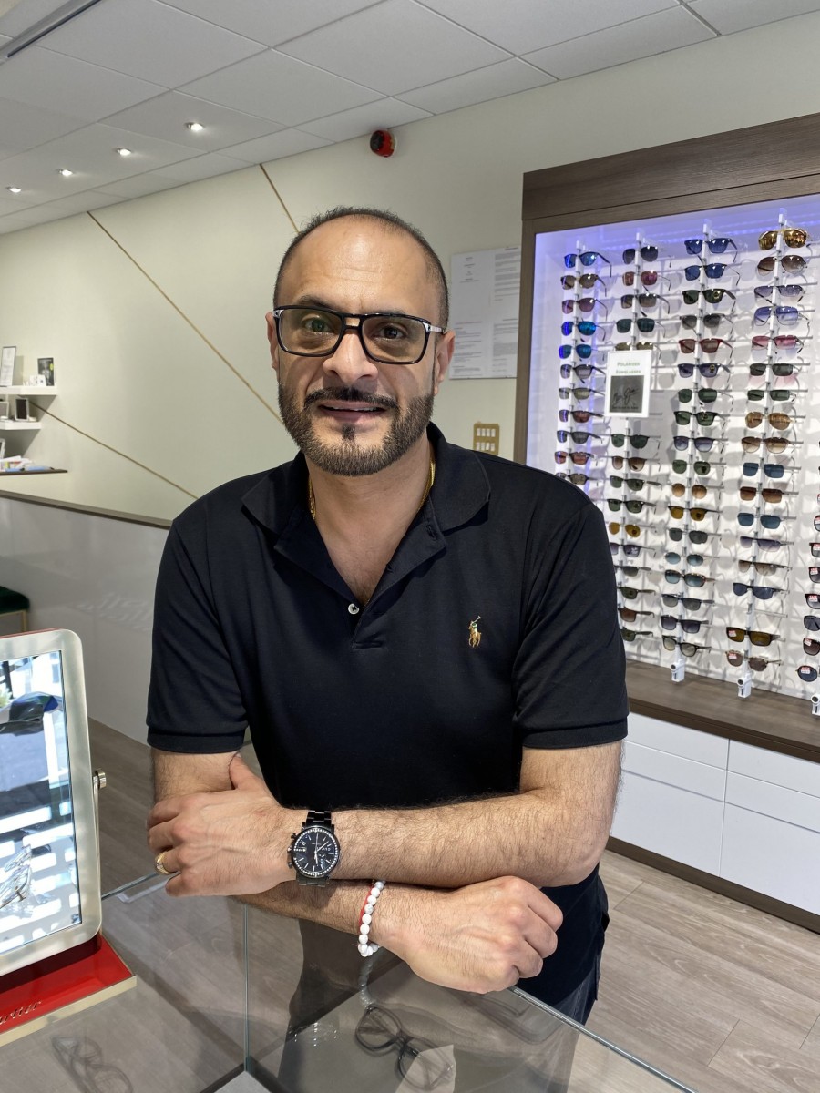 A friend of Eye Opticians in their new frames