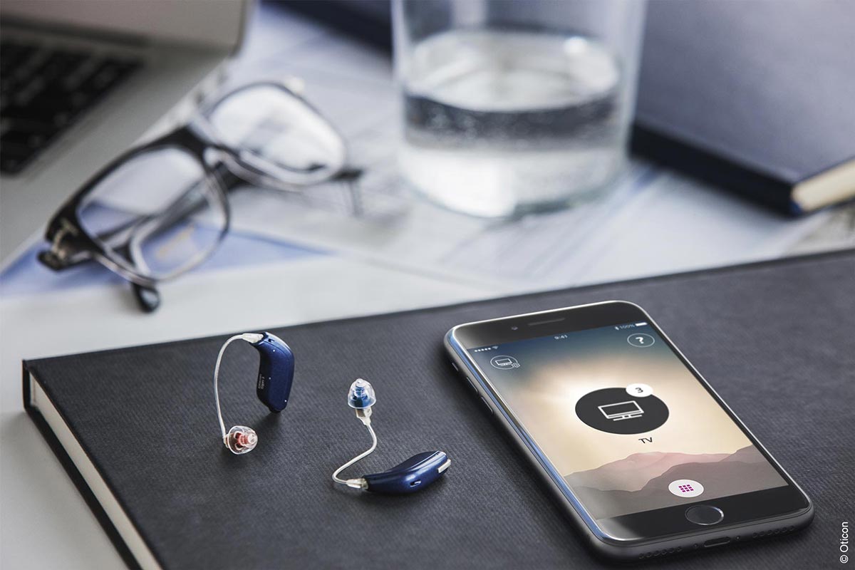 Discreet modern hearing aids