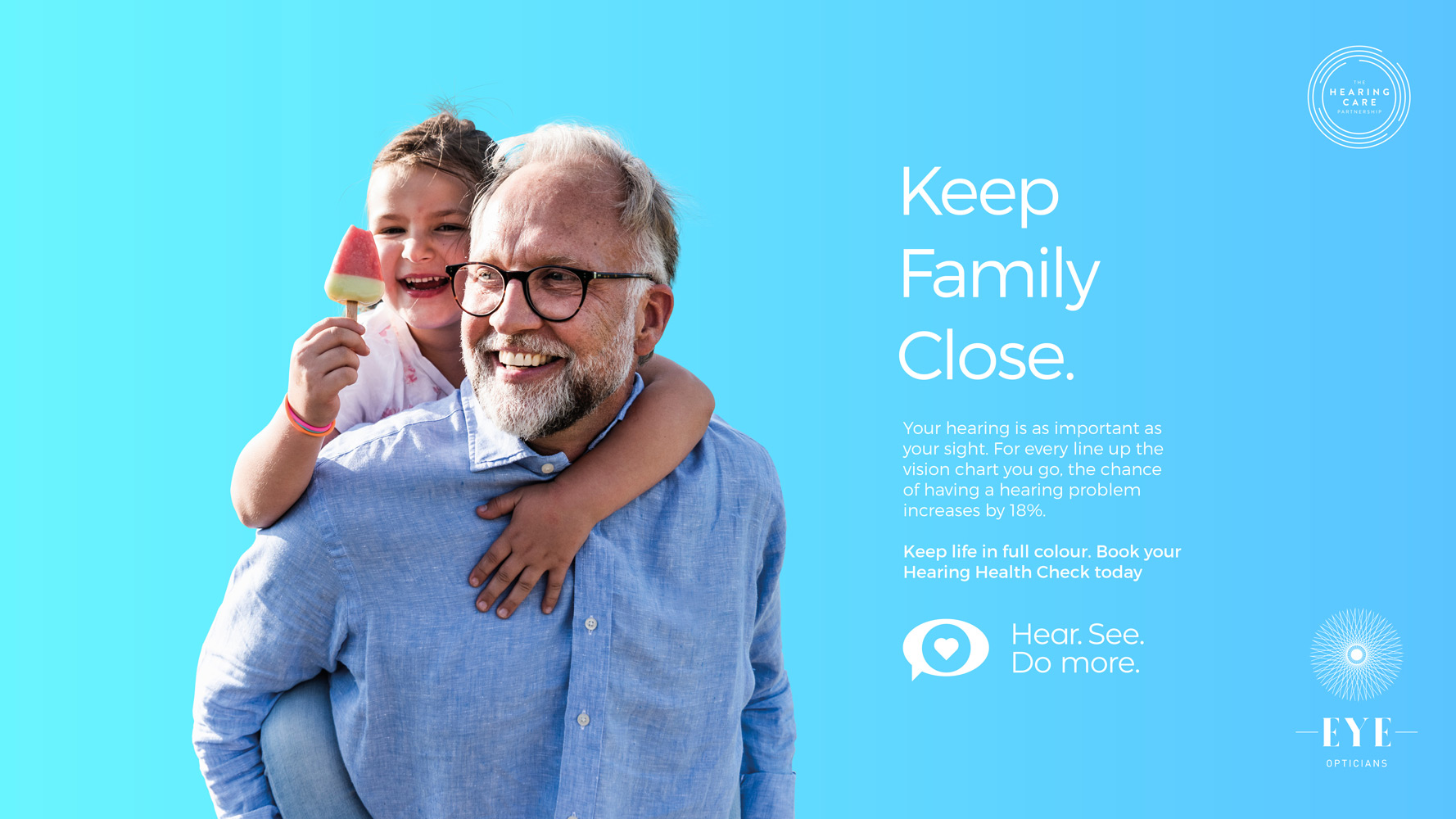 Keep family close: hearing care at Eye Opticians