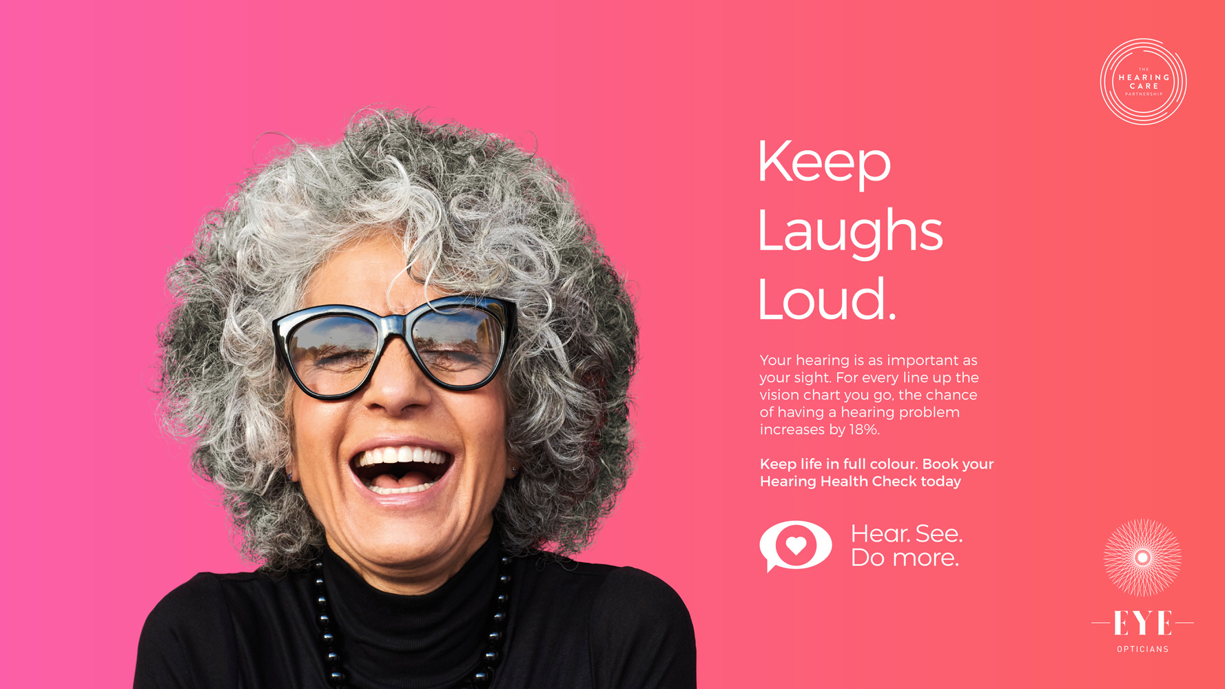 Keep laughs loud: hearing care at Eye Opticians