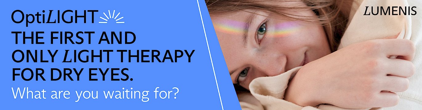 OptiLight by Lumenis: the first and only light therapy for dry eyes